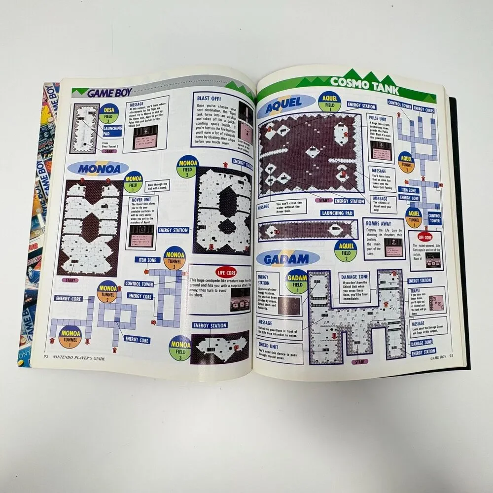 Nintendo Game Boy Players Guide Strategy Book 1991 Vintage Official Guide